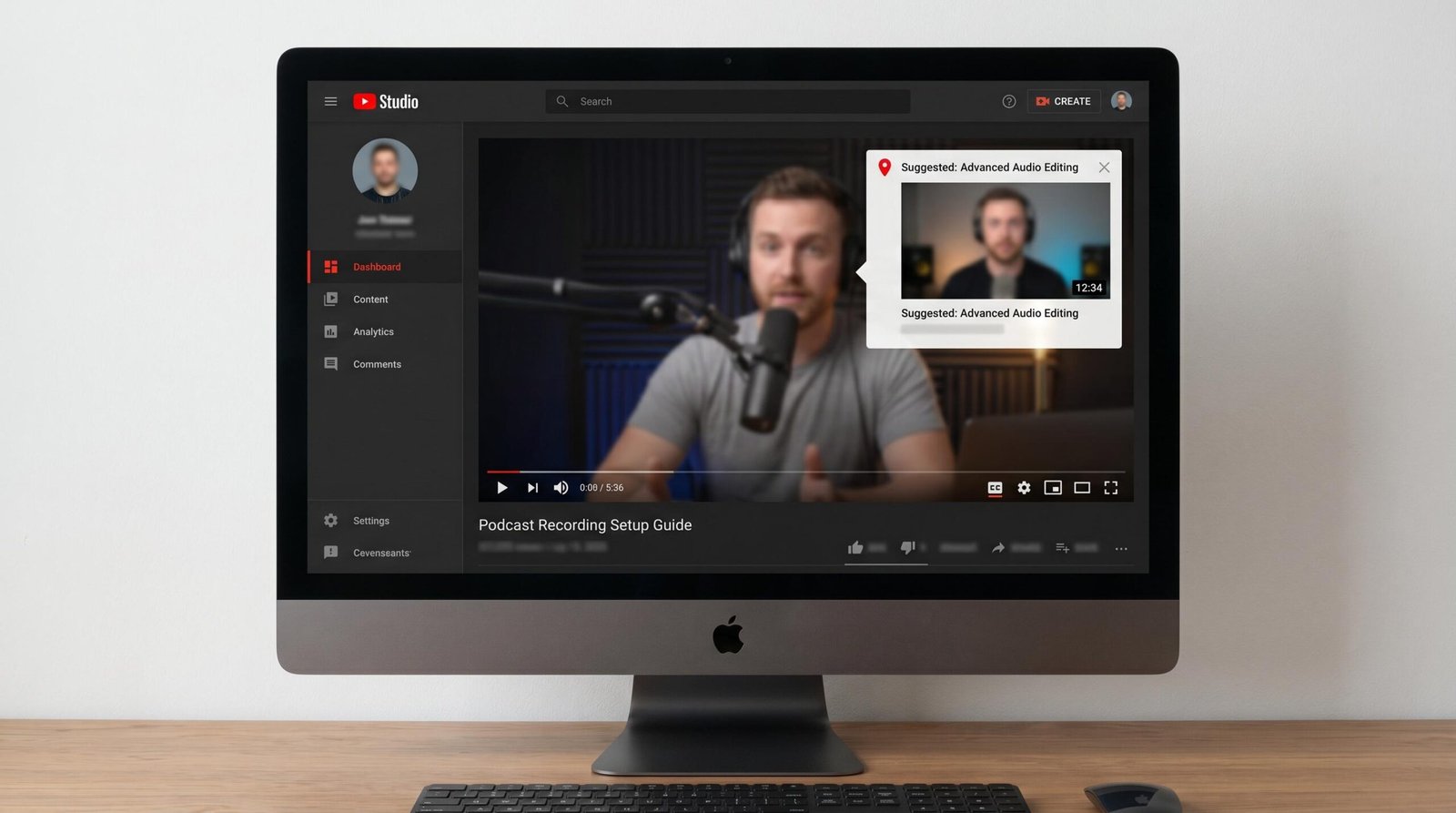 YouTube info cards interface showing card overlay with video suggestion in upper-right corner of YouTube player