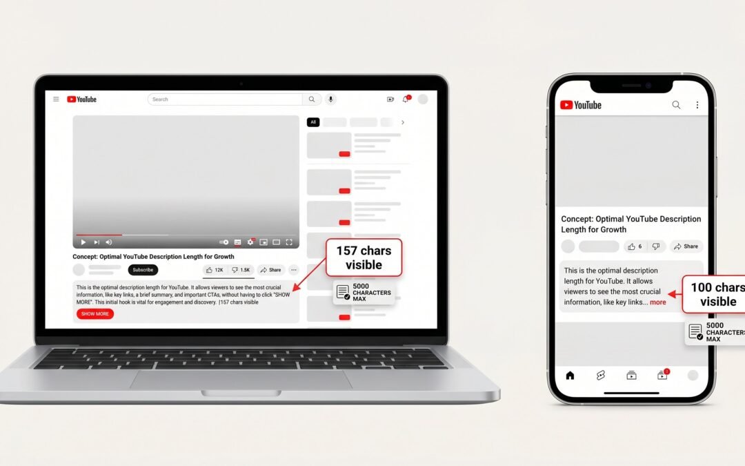How Long Should a YouTube Description Be? (Optimal Length Guide)